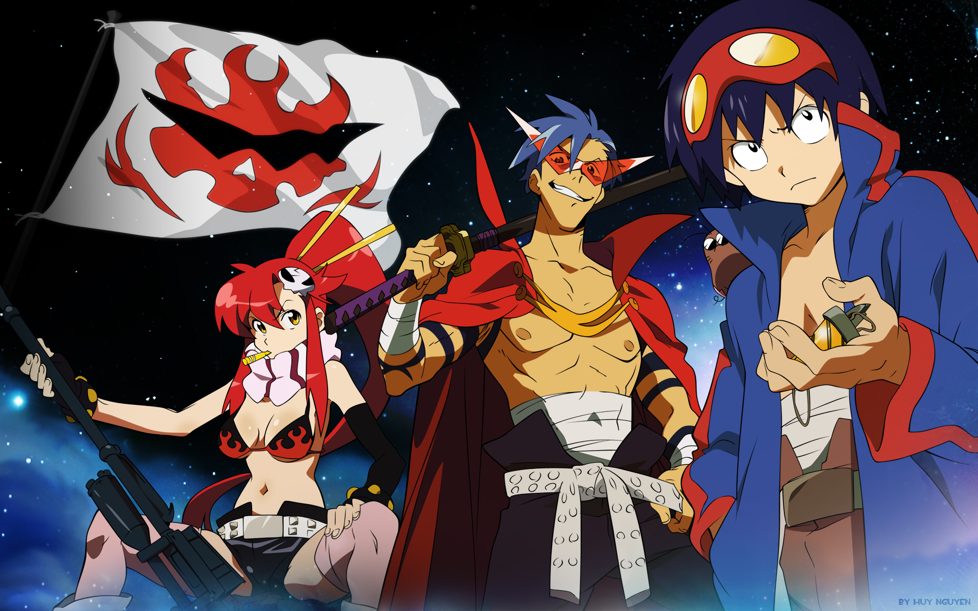 Tengen Toppa Gurren Lagann معرفی 20 انیمه با ژانر علمی تخیلی که باید تماشا کنید.